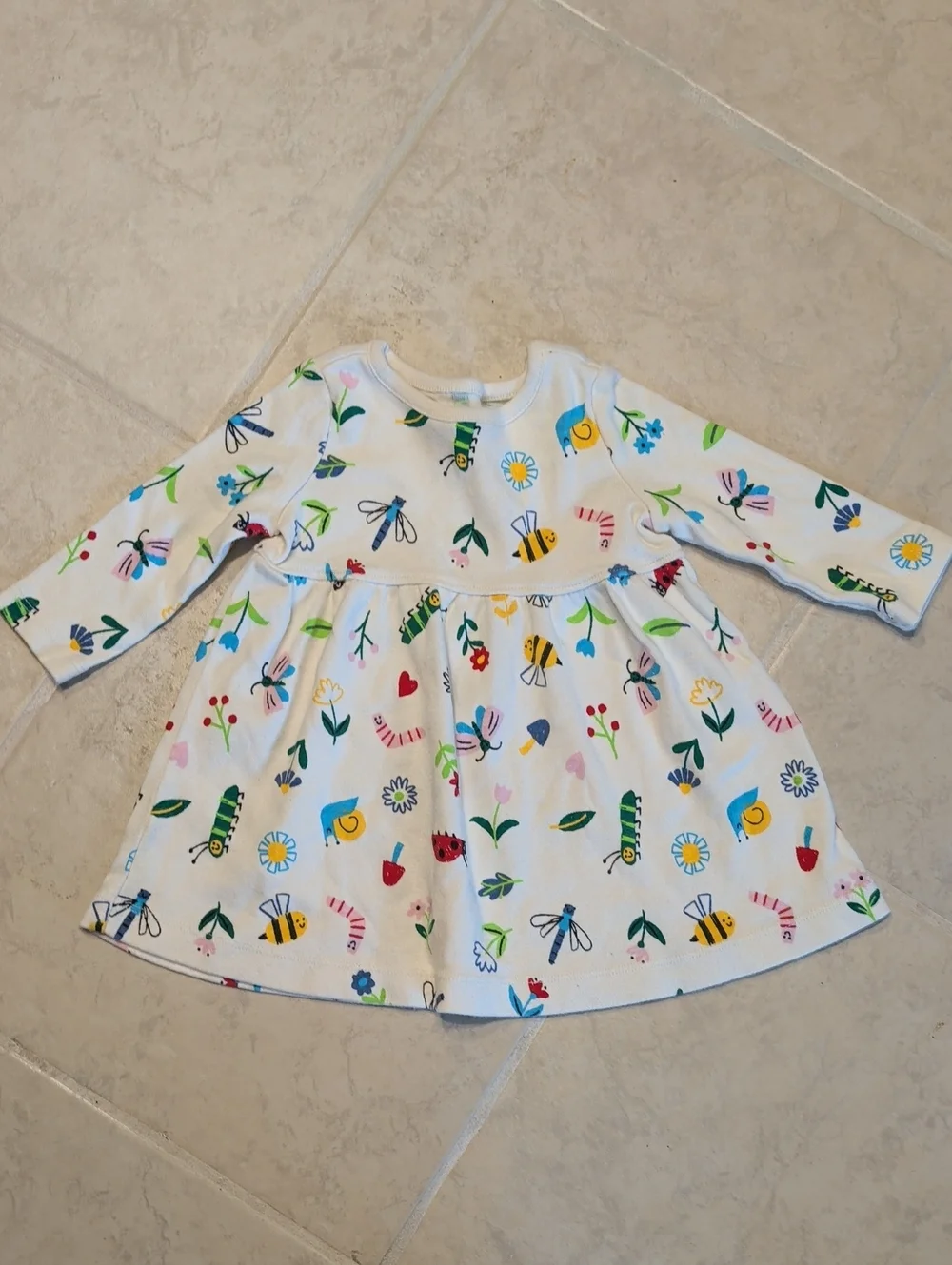 Hanna Andersson Moon And Back Long Sleeve Cotton Dress